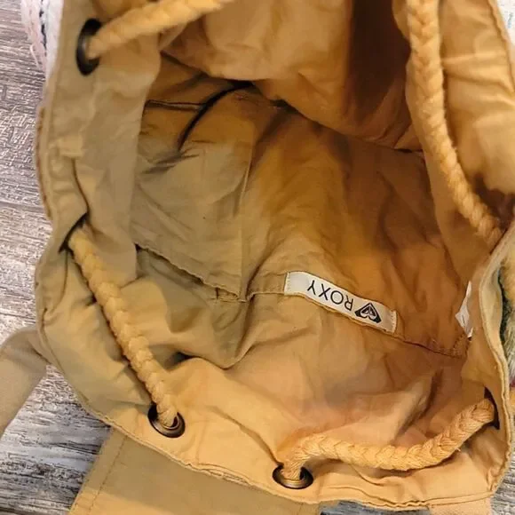 Roxy Cinch Fabric Tote Bag - Picture 6 of 8